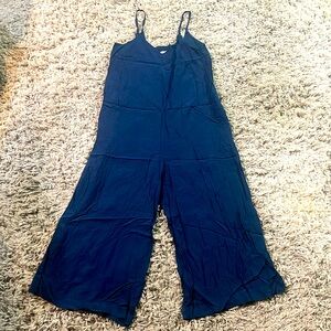 Loft Sz. SP Simple Spaghetti Strap wide-leg Jumpsuit